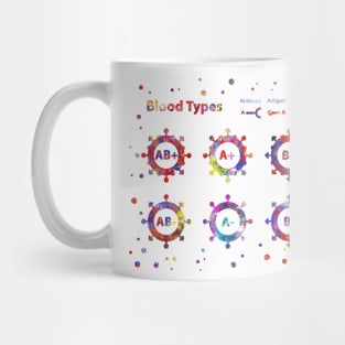 Blood types Mug